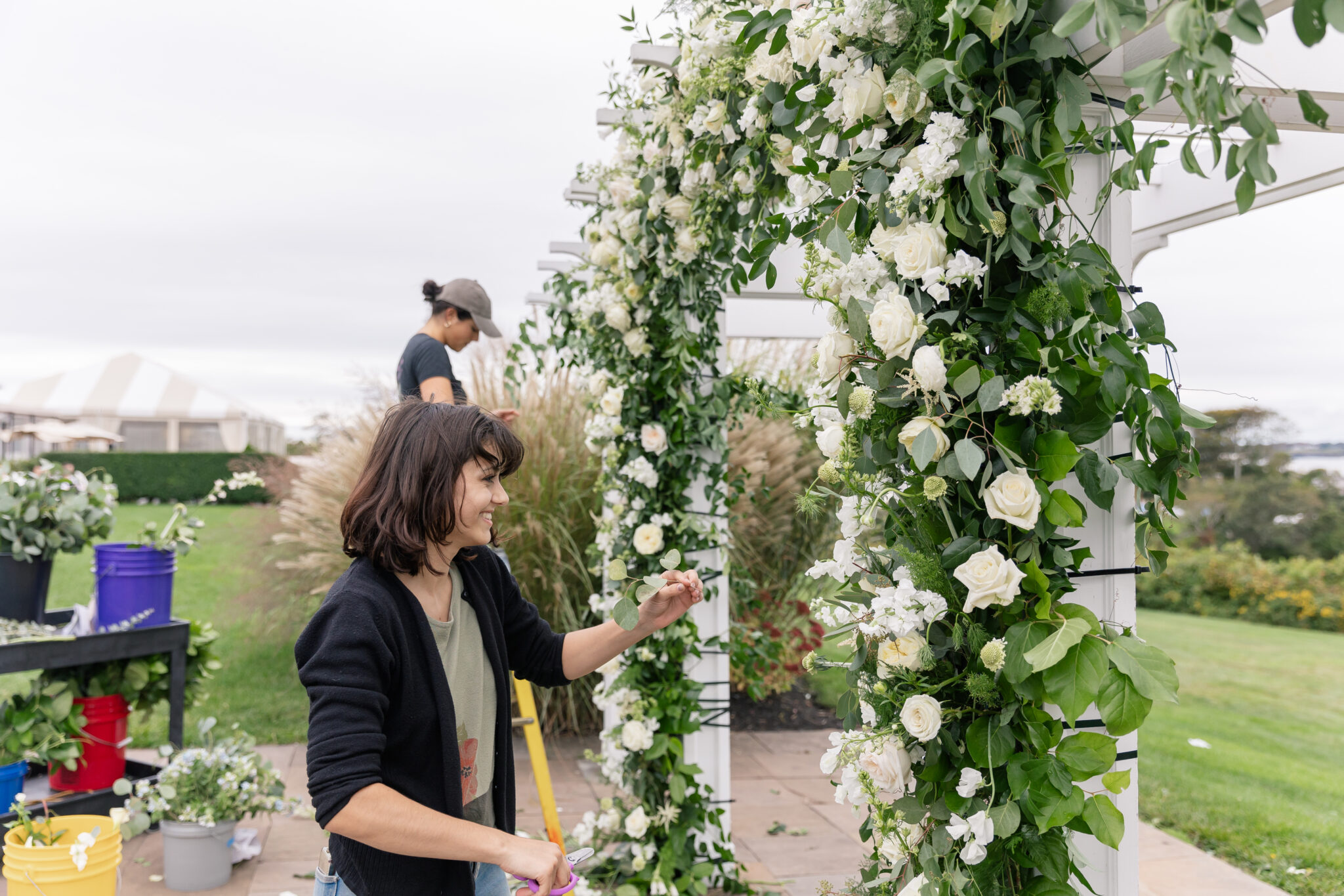 Ocean Cliff Wedding Arch