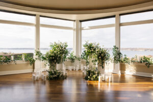 Ocean Cliff Greenery Wedding