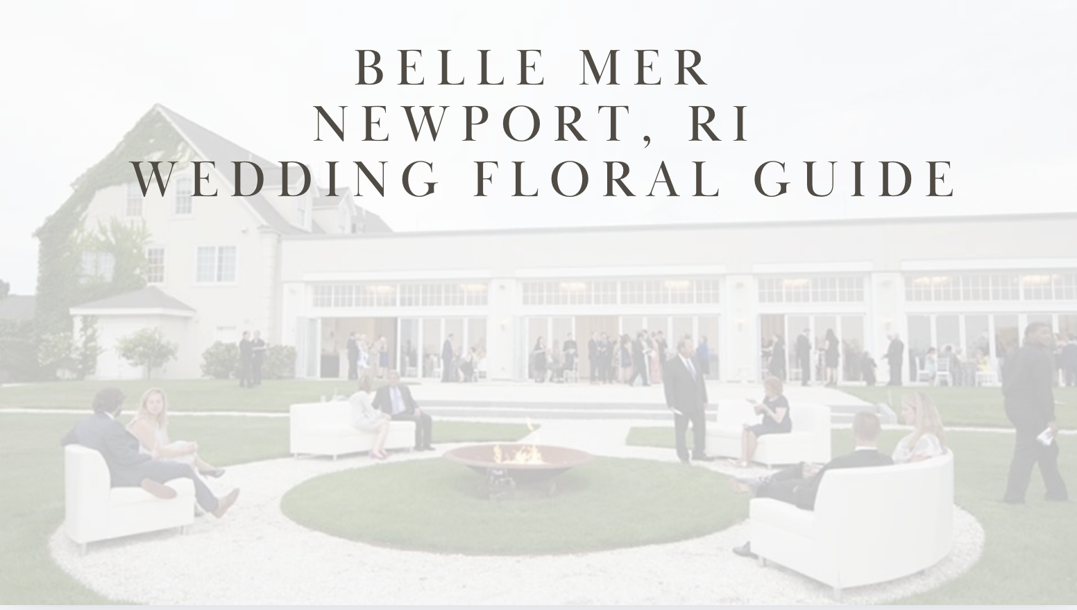 Belle Mer Wedding Flower Guide